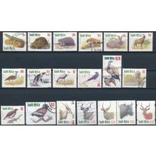 Endangered Species: 19 Values - South Africa 1997/2000 - FH & NM H