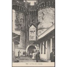 La Porta di Santa Caterina, Rodi, c.1910s - Anastasiades Cartolina