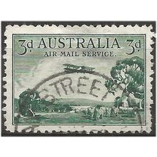 Australia 1929 SG115 3d Green AIR Fine Used .. ..