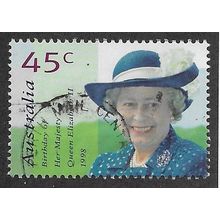 AUS 1998 45c 'QUEENS BIRTHDAY' FINE USED (EBID68-286)