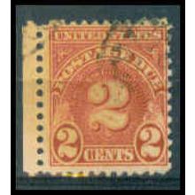 Used J81 2c Postage Due Average Plus WA1306