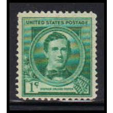 Used 879 1c Stephen Foster Fine W3832
