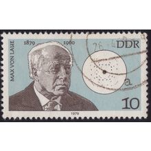 DDR 1979 Max von Laue 10pf Sc#1995 USED @M492