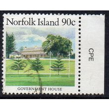 Norfolk Island 1987 Norfolk Island Scenes - Government House 90c Used