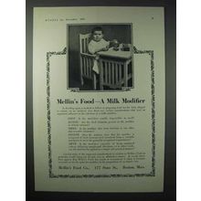 1923 Mellin's Food Baby Food Ad - Milk Modifier