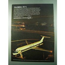 1969 McDonnell Douglas DC-9 Jet Ad - Moonlighter