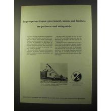 1971 Warner & Swasey Hydraulic Crane Ad - Antagonists