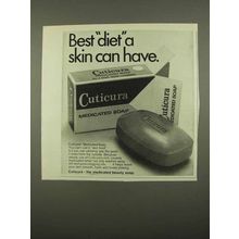 1975 Cuticura Soap Ad - Best Diet a Skin Can Have