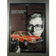 1980 Audi 5000 Car Ad - Last Nut and Bolt