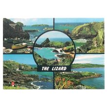 THE LIZARD, CORNWALL multiview unused vintage postcard =