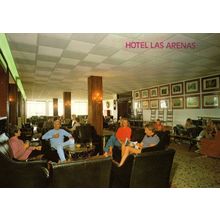 Hotel Las Arenas Mallorca Reception Lounge 1970s Postcard