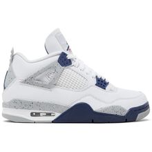 Jordan 4 Retro Men's White Midnight Navy Sneakers DH6927-140