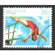 AUSTRALIA 1991: SPORTS DEFINITIVES - 85c DIVING USED (G8)