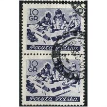 1953 Michel 834 - fine used (o) - pair
