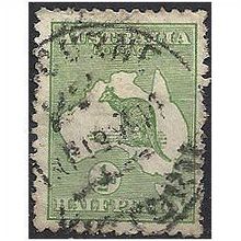 Australia 1913 SG1 1/2d Green Good Used. .