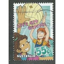 AUS 2009 55c 'LETS GET ACTIVE' FINE USED (EBID34-903)