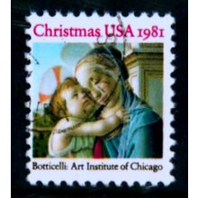 USA 1981 SG 1917 20c MADONNA AND CHILD CHRISTMAS FINE USED #