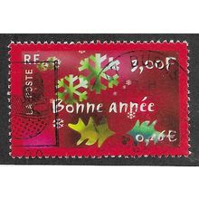 FRA 2000 3.00F 'CHRISTMAS' FINE USED (EBID60-961)