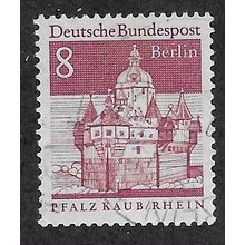 BERLIN -1964 8pf 'GERMAN ARCHITECTURE' FINE USED (EBID66-403)