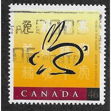 CAN 1999 46c 'CHINESE NEW YEAR - RABBIT' FINE USED (EBID71-552)