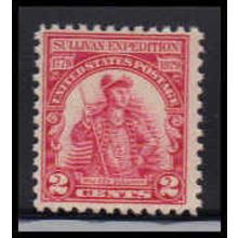 657 2c General John Sullivan Just Clears MNH O1587