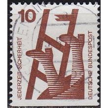 GERMANY BUND [1971] MiNr 0695 D ( O/used )