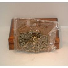 New Men’s Gold Charging Bull Belt Buckle