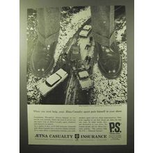 1964 Aetna Casualty Insurance Ad - In Your Shoes