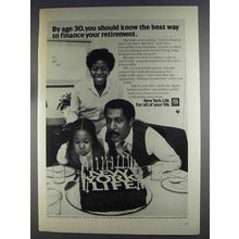 1980 New York Life Insurance Ad - Finance Retirement