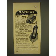 1937 Chicago Wheel & Mfg. Handee Tool Ad - Handee tool of 1001 uses