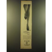 1950 Bur-Mil Cameo Stockings Advertisement