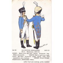 Dutch Grenadiers Musician Uniform Holland Army Soldier Napoleonic War Postcard