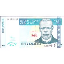 2009 Malawi Banknote 50 Kwacha
