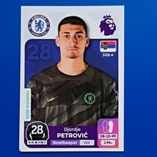 Djordje Petrovic #199 - Panini Premier League 2024 Rookie Sticker Chelsea 23/24