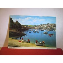FROM THE BREAKWATER, BRIXHAM, DEVON unused postcard by John Hinde dated 1984 =