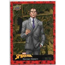 2024 UPPER DECK SPIDER-MAN ' BRONZE PARALLEL ' card # 14