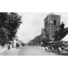 Delivery Van Of Fishmonger London Road East Grinstead Sussex Postcard