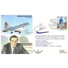 Brian Trubshaw Concorde Pilot Filton Flown 1980 Hand Signed Flown FDC