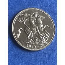 1914 Sovereign George and dragon Gold plated