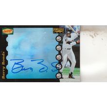 BARRY BONDS 1996 AUTOGRAPHED SAN FRNCISCO GIANTS HOLOGRAM HR CHAMPION ALL-STAR
