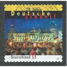 GER 2010 €0.55 (S/A) '20TH ANN REUNIFICATION OF GERMANY' FINE USED (EBID47-701)