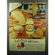 1960 Kraft Mayonnaise Ad - Let's Talk Cold Turkey