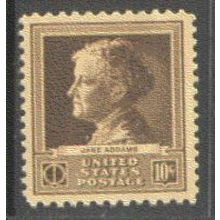 878 10c Jane Addams Fine MNH GA0464
