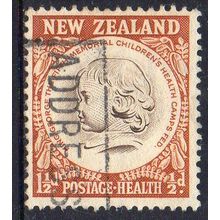 New Zealand 1955 Health Stamp - Medallion 1½d + ½d Used