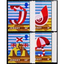 Jersey. 1975 Set(4) S.G.124/127 Unmounted Mint