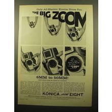 1960 Konica Zoom 8 Movie Camera Ad - The Big Zoom