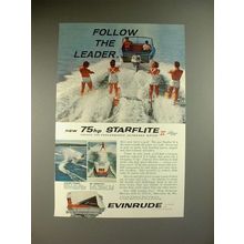 1960 Evinrude Starflite II Outboard Motor Ad - Leader