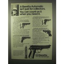 1980 Beretta Pistol Ad - M92, M76, M84, M70S