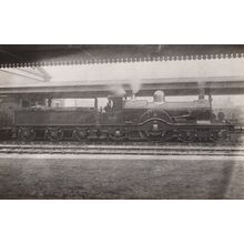 GWR No 3015 Kennet Class 4-2-2 Antique Train Real Photo Postcard