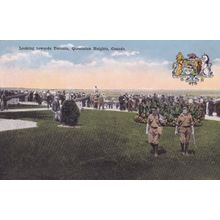 Military Soldiers at Queenston Heights Canada Toronto Postcard
